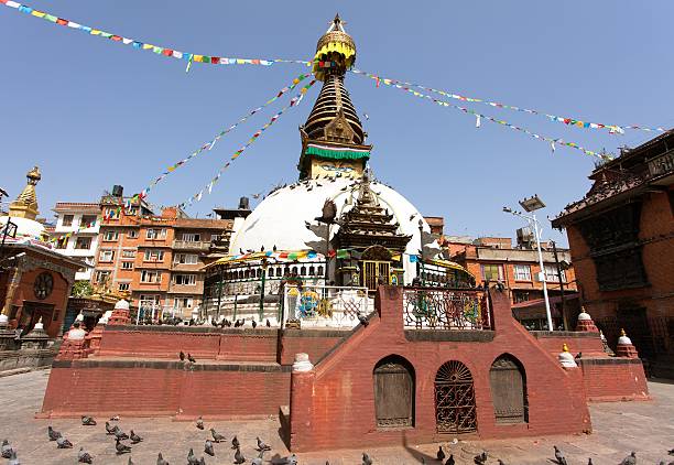 istock View of Kathesimbhu stupa - Kathmandu 626536010