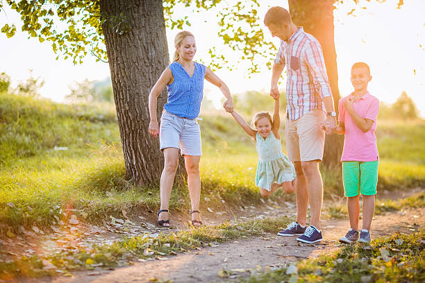 istock Family walk 626537960