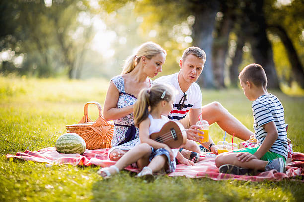 istock Family having a picnic 626539524