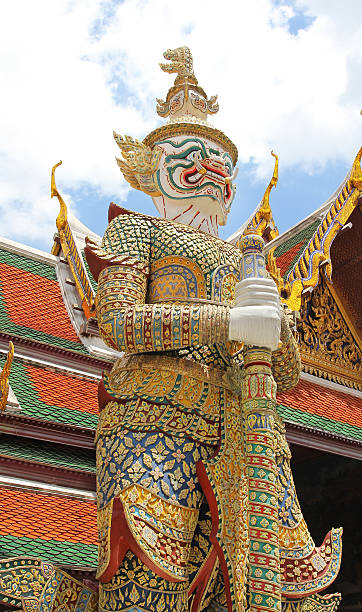 istock Guardian statue at Wat Phra-Kaew. 626539668