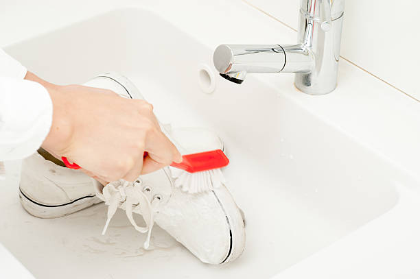 istock Wash shoes 626539750