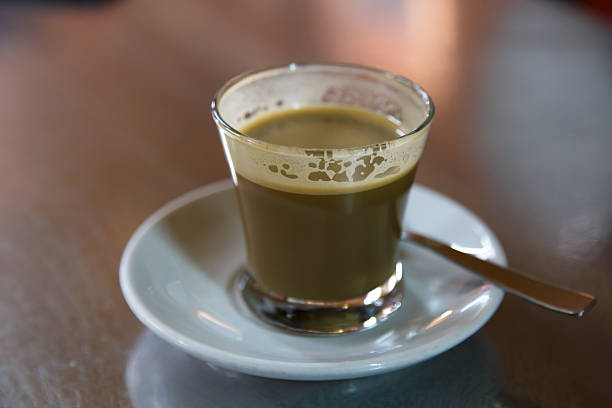 istock cup of coffee with milk from bar 626541122