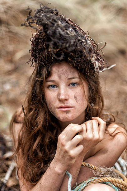 istock Unusual female portrait 626541926