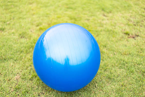 istock Exercise ball in the park 626542210