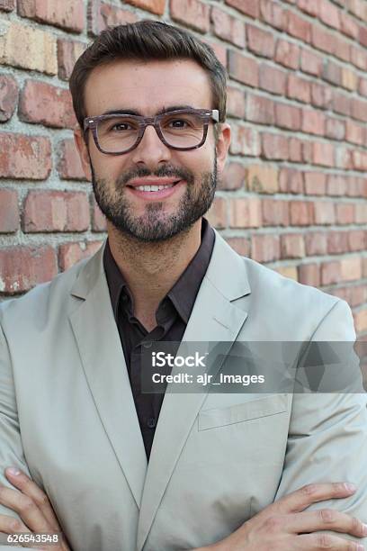 Young Successful Businessman With Glasses Stock Photo - Download Image Now - 35-39 Years, Eyeglasses, 25-29 Years