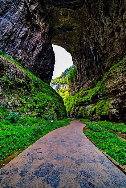 istock Wulong Karst limestone rock formations 626548528