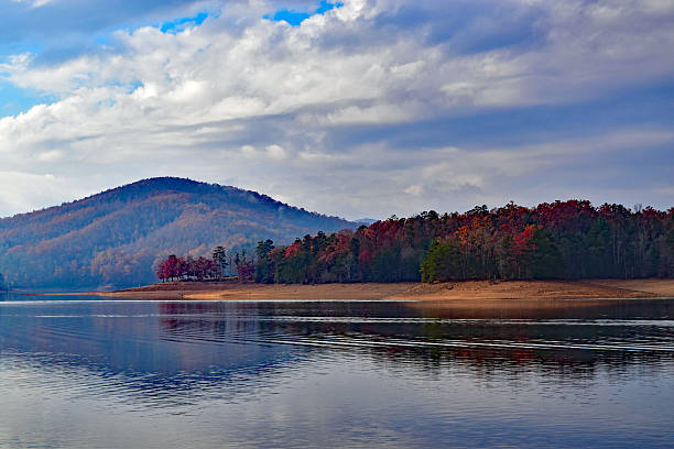 istock Lake and Mountain Autumn Landscape 626548616