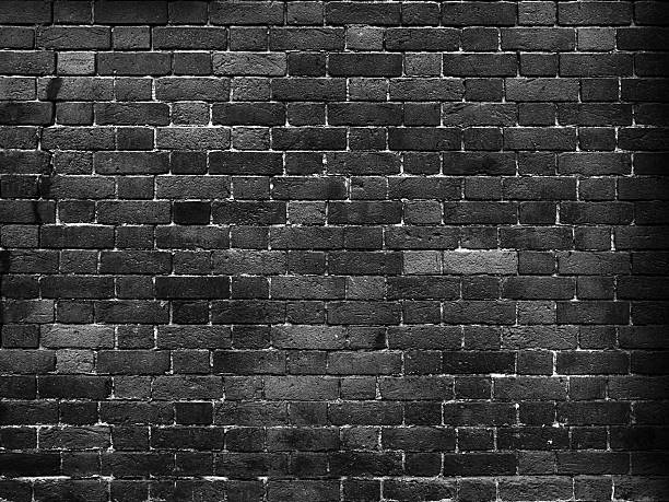 istock Retro black brick wall background - Vintage background 626549830