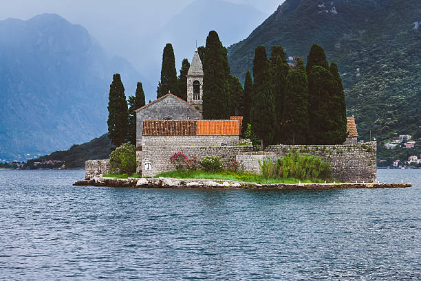 istock Saint George Monastery on Kotor Bay 626549844