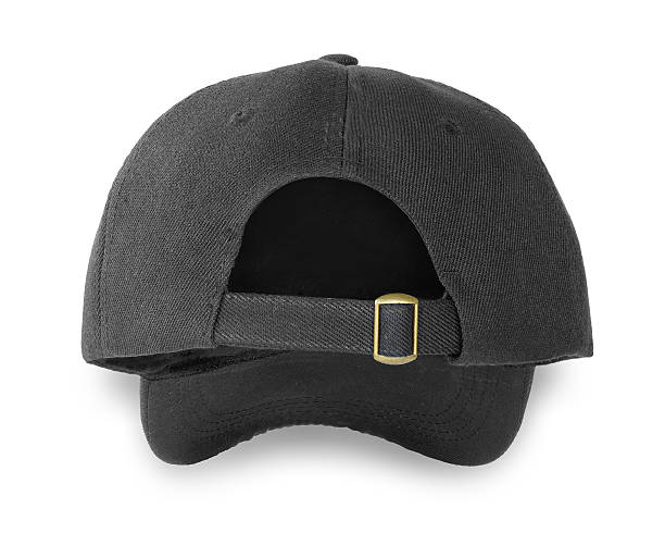 istock Baseball black cap back view isolated on white background. 626550262