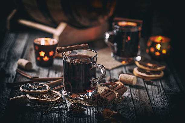 istock Glasses of mulled wine 626551944
