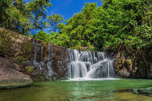 istock Close up of Tharnrattan waterfall 626553588
