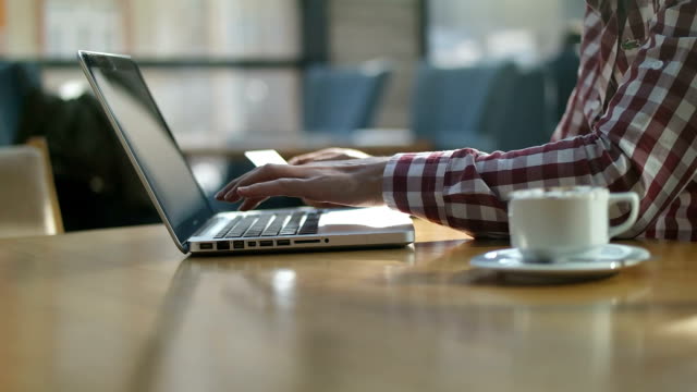 Man using a laptop