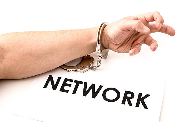 istock Handcuffed to the network you driving crazy 626566564