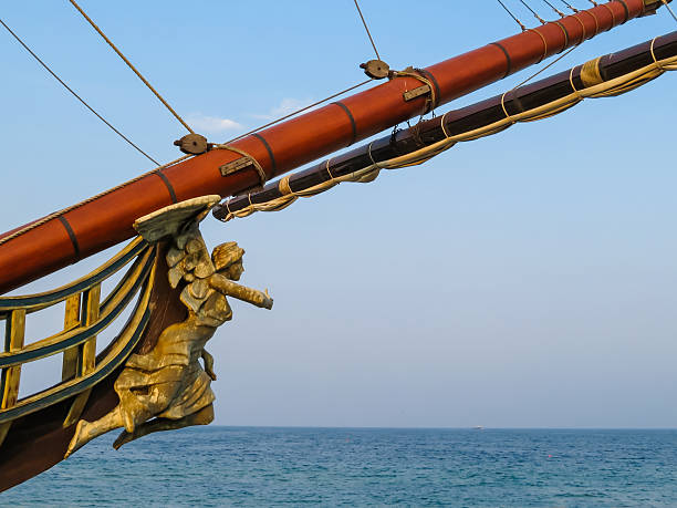 istock Detail of old sailing ship 626566724