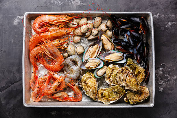 istock Raw fresh Seafood Cocktail 626570674