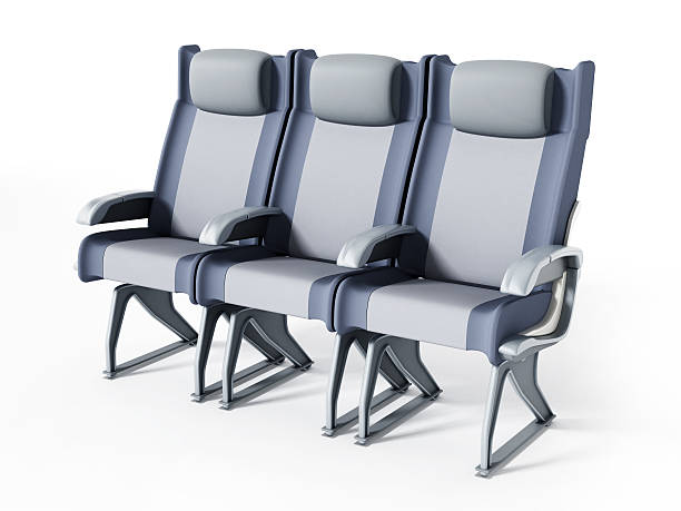 istock Commercial airplane seat 626571620