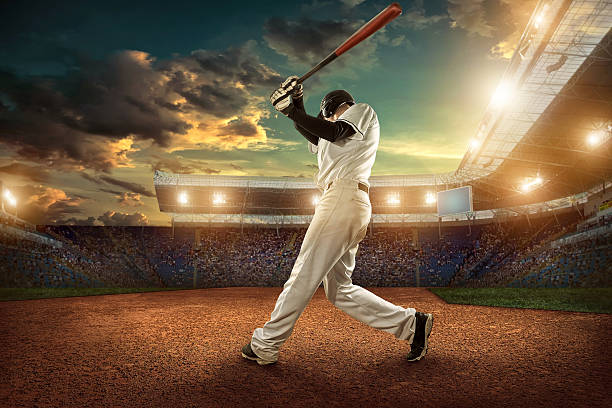 istock Baseball players in action on the stadium. 626571814