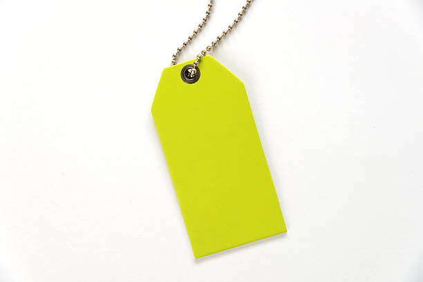 istock Blank label (tag) on white background. Price tag 626572288