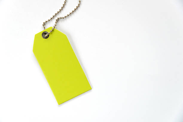 istock Blank label (tag) on white background. Price tag 626572368