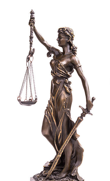 statue de de la justice, la notion de droit - statue of justice symbol justice law photos et images de collection