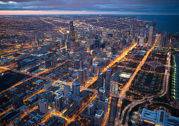 istock High-rise building in Chicago seen from above 626574472