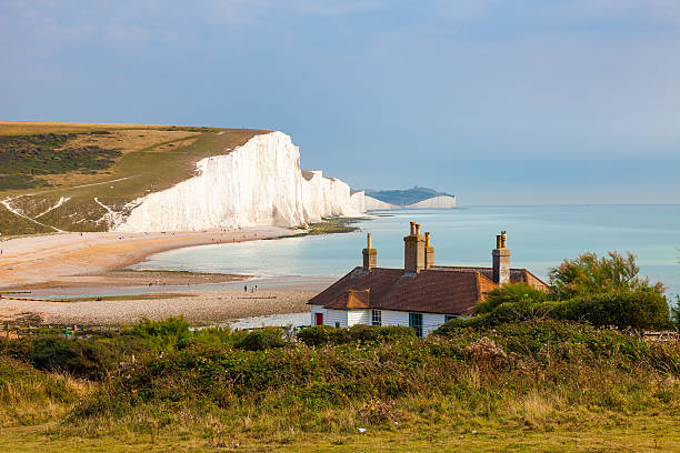 istock Seven Sisters Chalk cliffs from Seaford Head 626577786