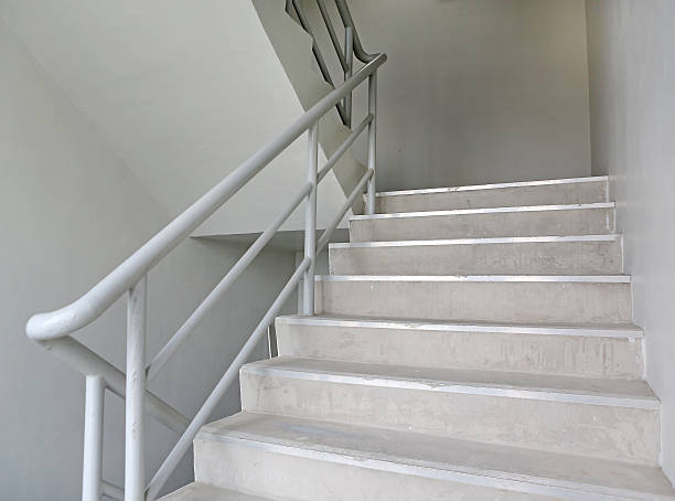 istock stairwell fire escape in a modern building 626583358