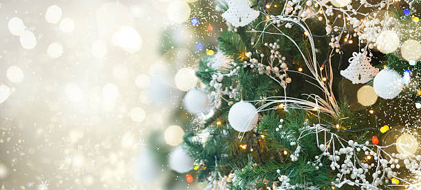 istock christmas fir tree with decorations 626583774