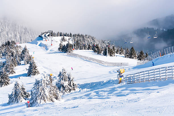 Photo of Ski resort, lift, mountains panorama