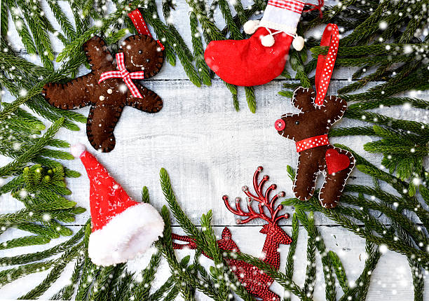 istock Christmas decoration and Xmas background 626592812