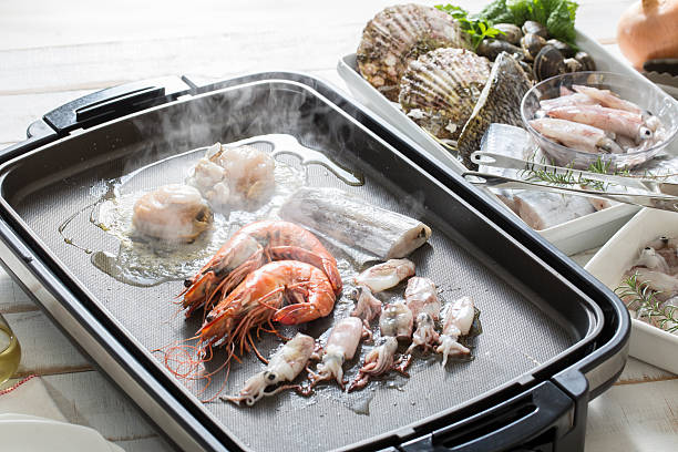 シーフードの食材 - baked clam ストックフォトと画像