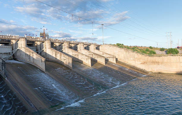 istock Dam gate in evening, The Pa Sak Cholasit Dam 626619950