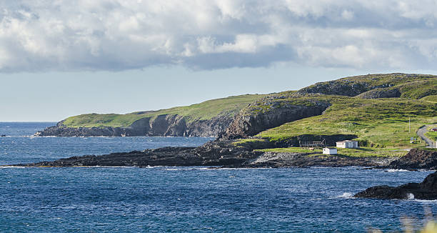 istock Ellistion, Newfoundland, cliffs, hillsides and shoreline. 626623950