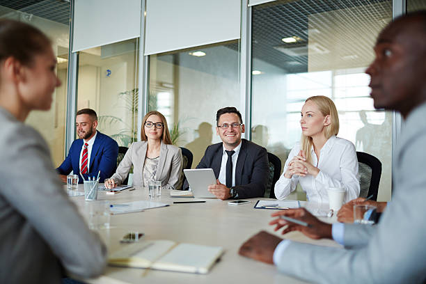 istock Meeting of office workers 626627044