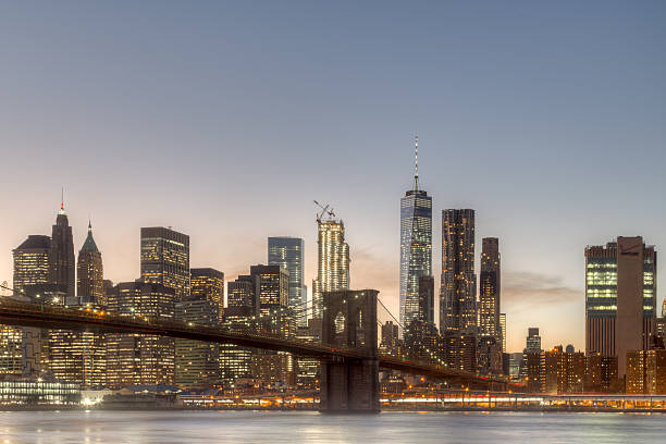 istock New York skyline with Brooklyn Bridge 626629370