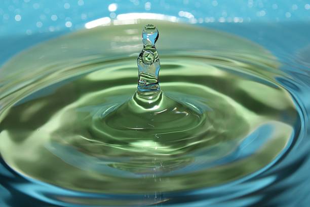 istock Water drop splashes in the water 626637166