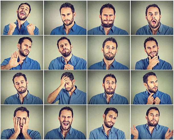 istock Collage of a young man expressing different emotions 626639806