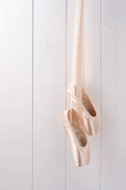 istock Ballet shoes hanging up 626641206