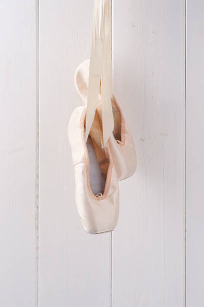 istock Ballet shoes hanging up 626641246
