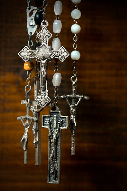 istock Group of Crucifixes Hanging 626642148