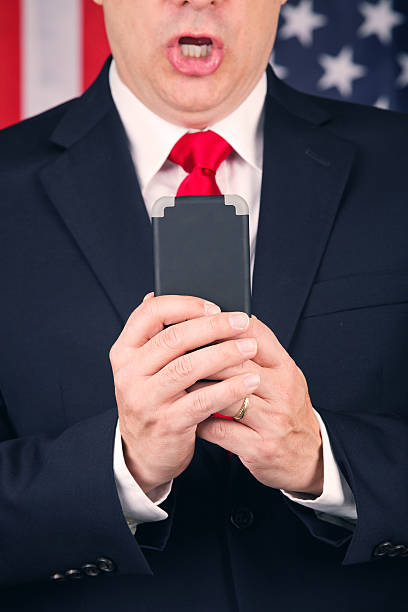istock American Politician Texting 626642502