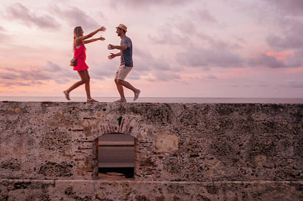 istock Loving couple in Cartagena 626643568