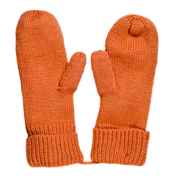 istock Mittens isolated on white background. Knitted mittens. Mittens 626646048