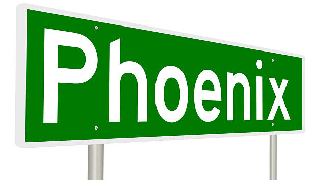istock Highway sign for Phoenix, Arizona 626649112