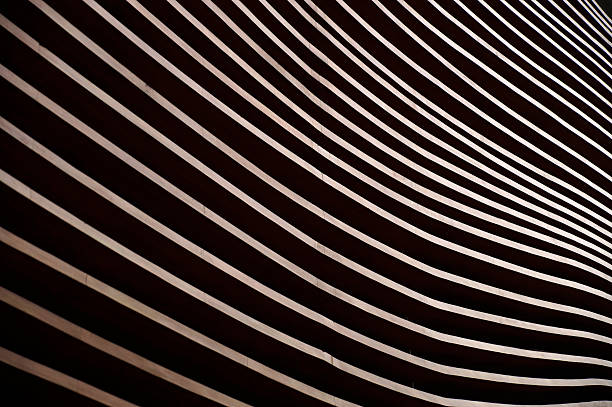 istock modern architecture facade detail showing a wooden wall paneling 626659910