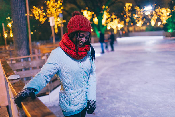 istock Girl on Ice-skating rink 626669314