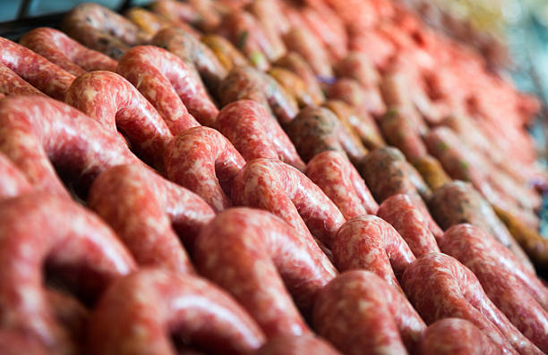 istock counter with assort of sausage 626670026