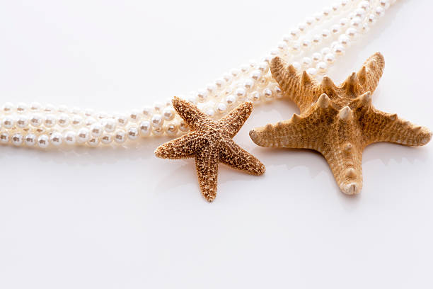 istock Pearl jewellery with starfish 626670108