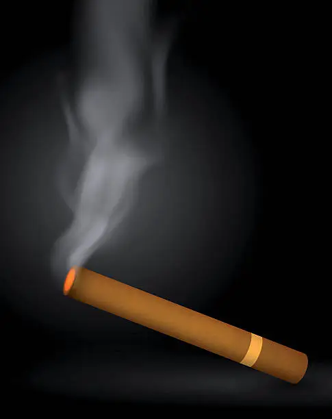 Vector illustration of Cigar